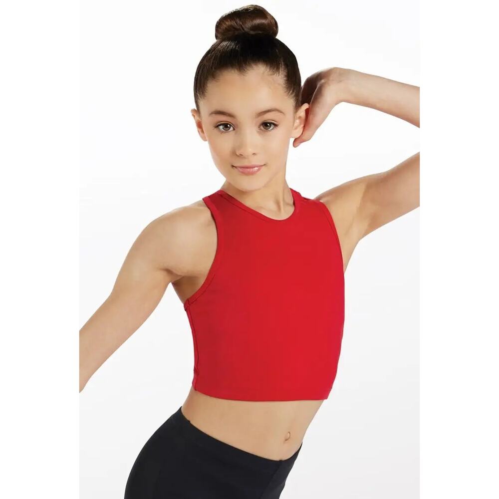 Dance Sports Bra Red XS Adult Weissman MT12508 Racer Back Lycra